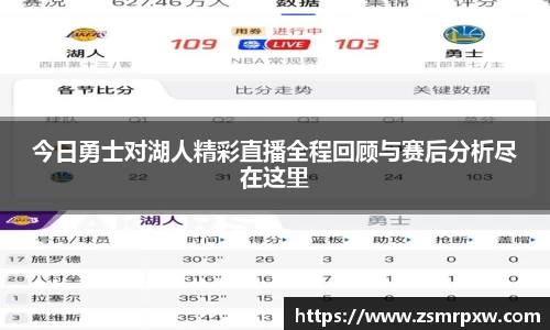 今日勇士对湖人精彩直播全程回顾与赛后分析尽在这里